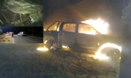 Investigan la muerte de un hombre que fue hallado incinerado dentro de un auto