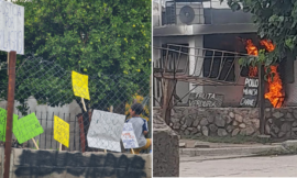 Justicia por mano propia: vecinos del barrio Eva Perón incendiaron la casa del hombre acusado de abuso