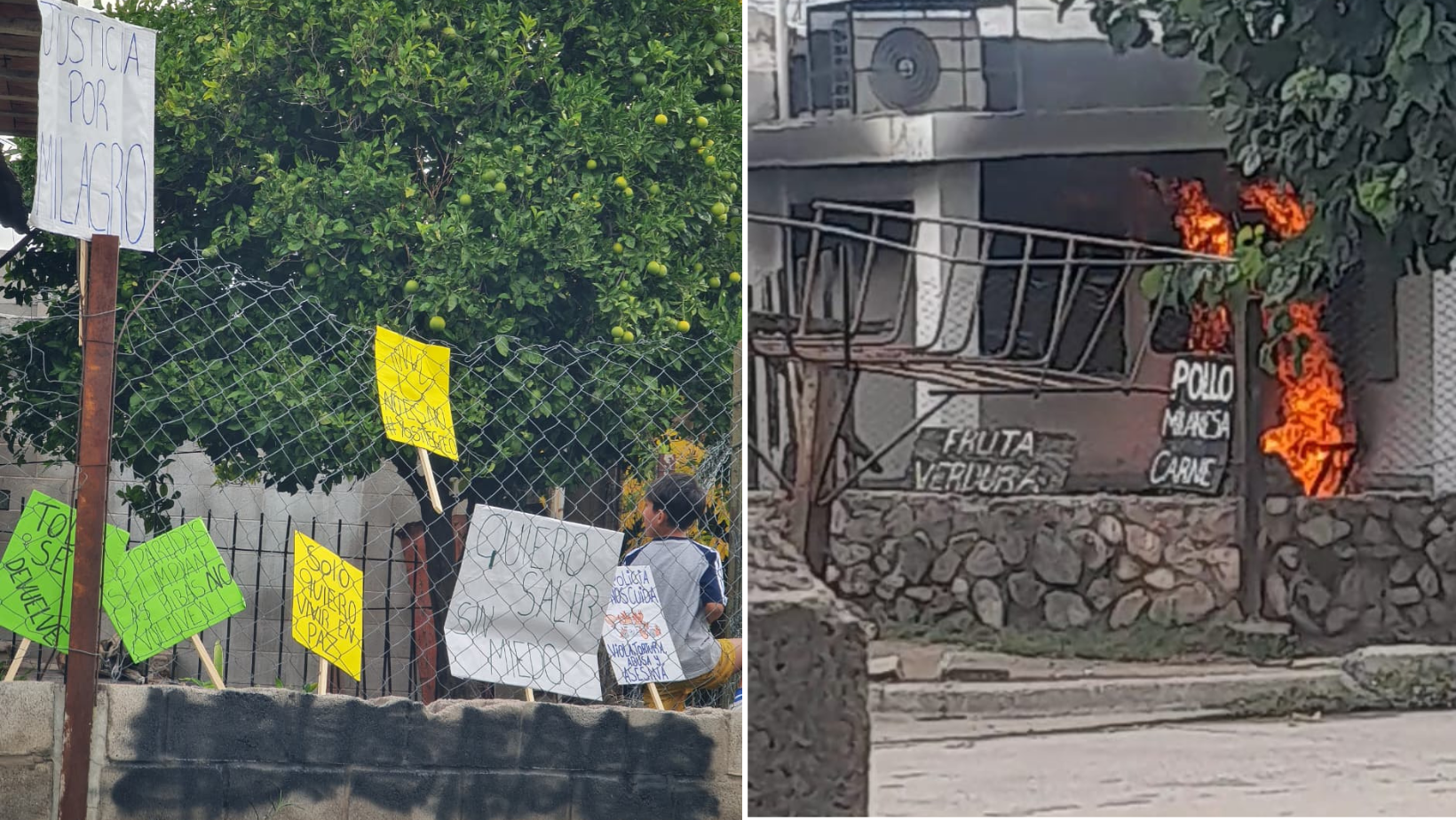 En este momento estás viendo Justicia por mano propia: vecinos del barrio Eva Perón incendiaron la casa del hombre acusado de abuso
