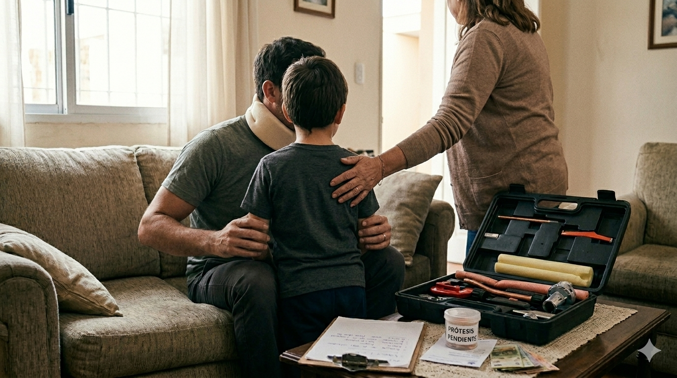 Lee más sobre el artículo Técnico en refrigeración sufrió un accidente doméstico y necesita una prótesis urgente para volver a caminar sin dolor