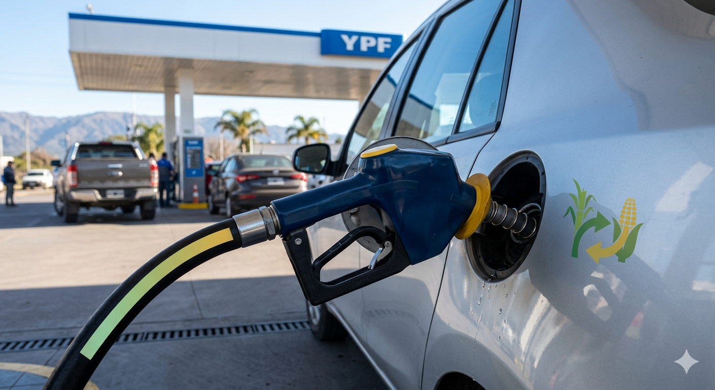 Lee más sobre el artículo Combustibles: el Gobierno autoriza un 15% de bioetanol para contener el precio de las naftas