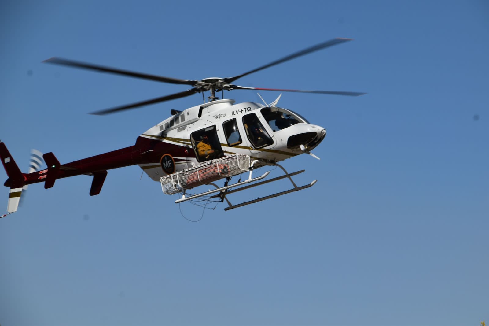 Impresionante operativo de rescate en las Sierras de los Comechingones