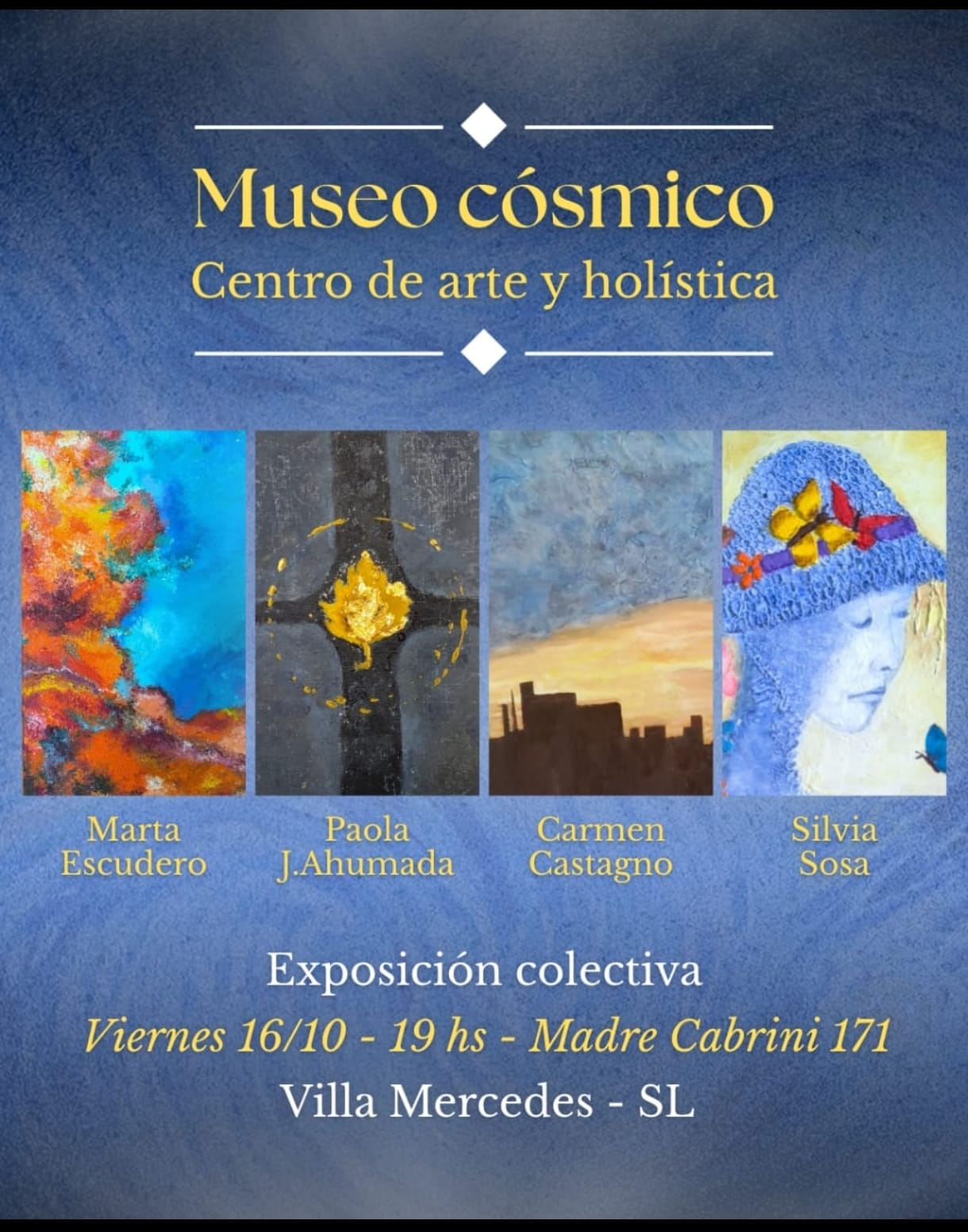 Lee más sobre el artículo Exposición de arte y entrega de diplomas este viernes en el Museo Cósmico de Villa Mercedes