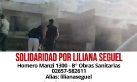 Una familia perdió todo en un incendio en Villa Mercedes y necesita ayuda para reconstruir su hogar