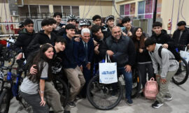 Poggi entregó 504 bicicletas TuBi a estudiantes de Villa Mercedes y ya se distribuyeron más de 14 mil en San Luis